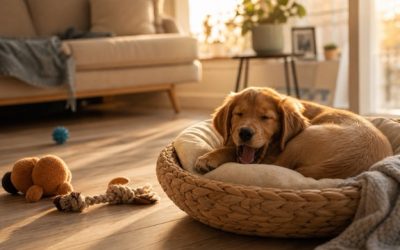 Chiot qui n’arrive pas à se poser : comment l’aider à se calmer dans la vraie vie ?