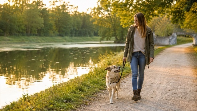 promener son chien à Rezé