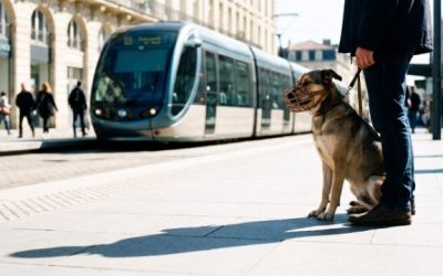 Prendre le tram avec son chien à Tours