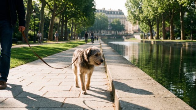 promener son chien à Reims