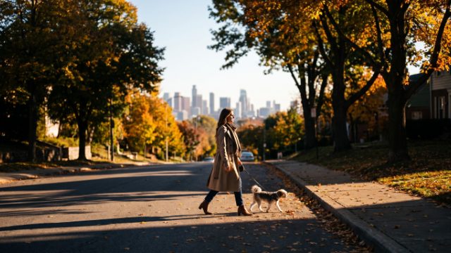 Promener son chien à Sainte-Foy-lès-Lyon