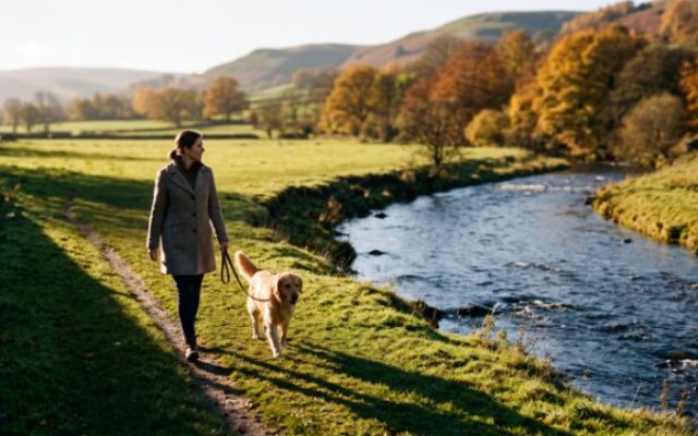 Promener son chien dans l’Ain, près de Bourg-en-Bresse